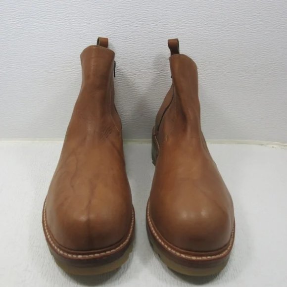 Frye Oil Tanned Leather Boots Zippered British Tan Men's Footwear Comfort Sz16 D - Picture 7 of 8